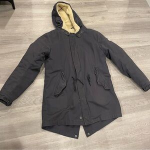 Men's Steel Grey Scotch & Soda Hooded Parka